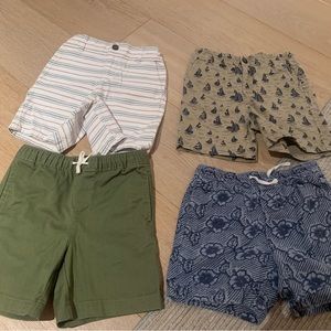 Four Janie and Jack short boys size 5